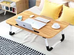 Bamboo Color Portable Laptop Desk Multifunctional - Image 3