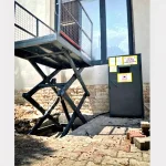 1000 Kg 180 Cm Double Scissor Lift Platform