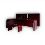 Samir Wooden Office Desk Set