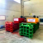 Front Cover Horizontal Baler Press Machine