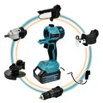 58Volt Çok Amaçlı Şarjlı Akülü Vidalama Makinası 6'Lı Set