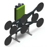 1200 Kg Battery Powered Vacuum Lifting System for Marble Ceramic Glass