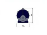 (SSK-840) 840.000 Kcal/Hour Scotch Type 3-Pass Hot Water Boiler - Image 3