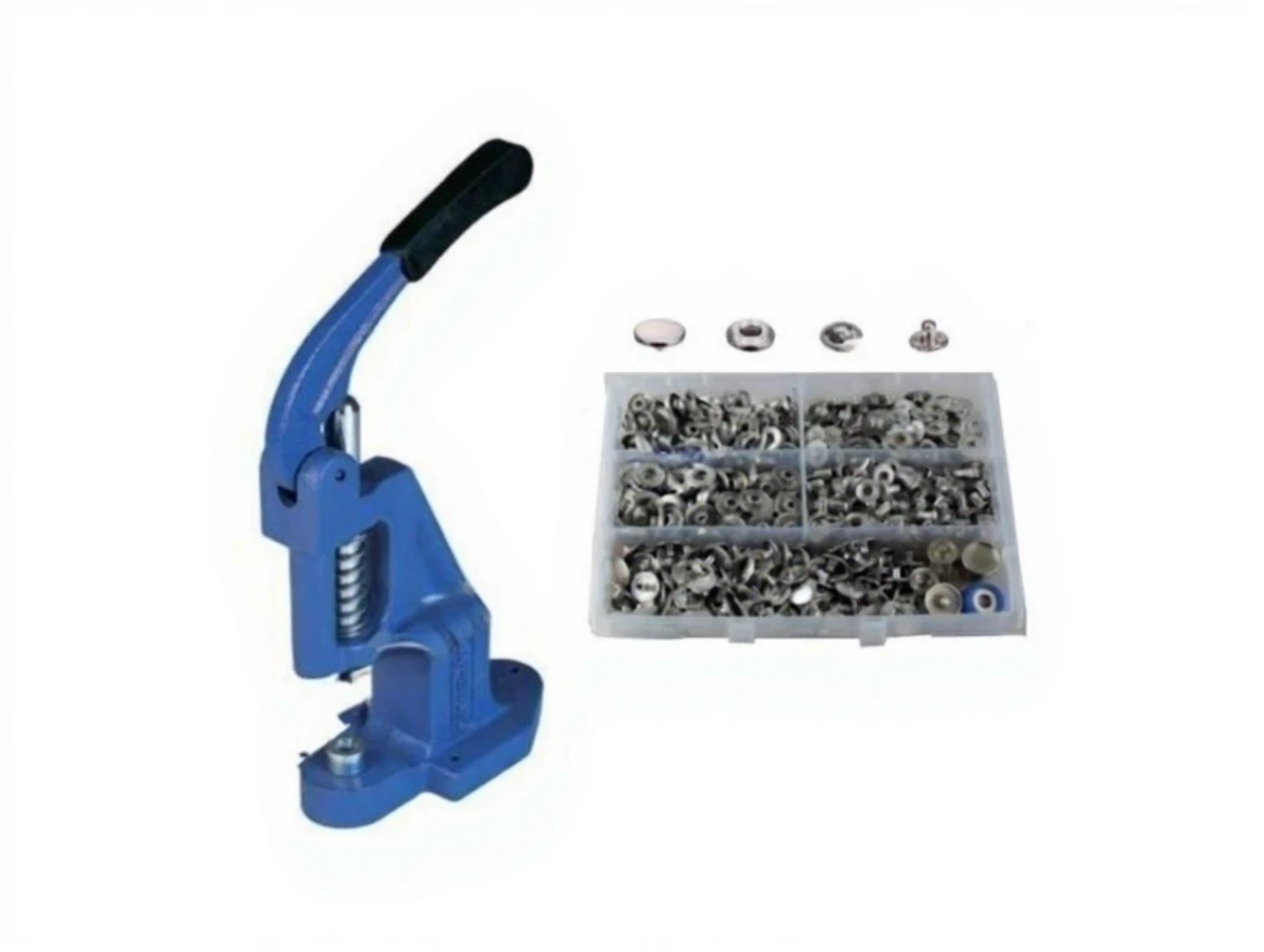 kgswtrj6csrmy0cvp3vamk9w90 200 Piece Snap Fastener - Hand Press 15mm Metal Nickel Snap Fastener Button Installation Set - Image 1