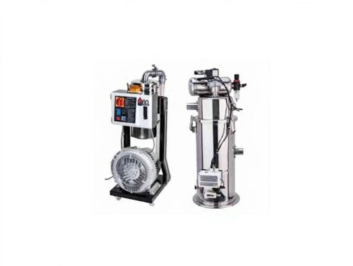 kgtvccrc81rmr0cvmm6v71th44 650 Kg/Hour Automatic Cleaning Snail Type Ground Plastic Material Loader - Image 1