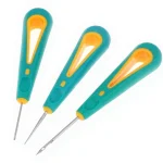 3 Pieces Fabric Leather Punching Sewing Shoes Repair Stitching Removal Awl Crochet