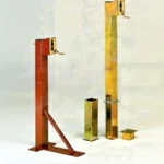 Art 1056 Galvanized Steel Tennis Pole