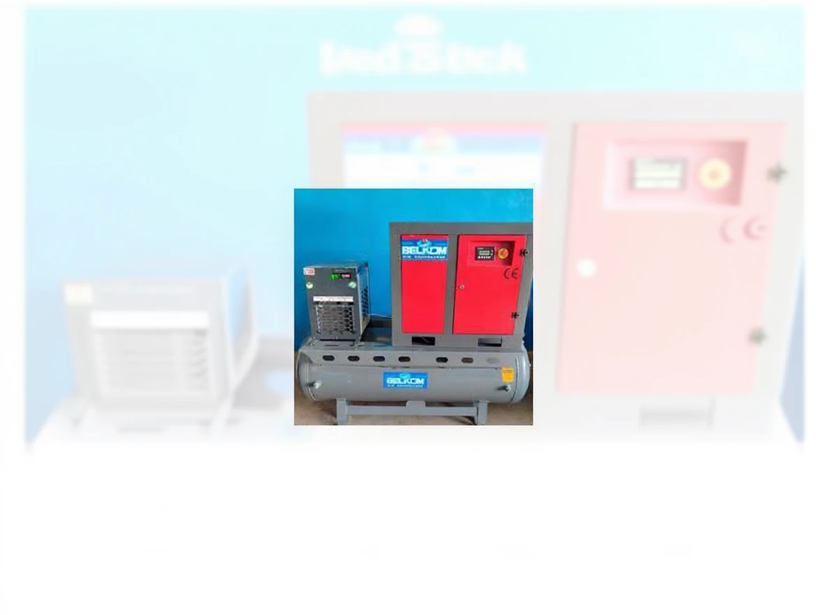 kq1artk1t5rmr0cv9j2v8rqntc 500 Lt 7.5 Kw 10 Hp I Tank Top Screw Compressor Set - Image 1