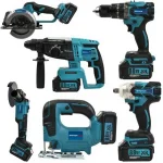 125mm Avuç Taşlama, Kırıcı Delici Hilti, Somun Sıkma Sökme Akülü 6'Lı Set