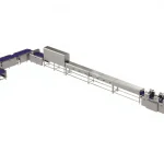 350-400 Mm Semolina Cooling and Cutting Packaging Bar Line