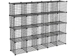HOD 20 Compartment Multi-Purpose Metal Wire Cabinet Organizer - Image 2