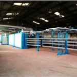 800X2300x18000 Mm Diesel Tunnel Type Electrostatic Paint Oven