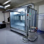 Manual Powder Coating Cabin 1500X2000x2250 Mm