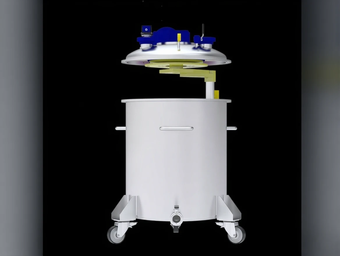 kykfq1rs8srm80cv3dnsdg698c 4000 Litre Capacity Chemical Mixing Kettle - Image 1