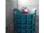 MBS-10LUK 75x85 Manual Front Cover Waste Baler Press Machine - Image 4