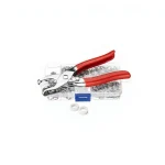 İşkur Makina 100 Piece Snap, 9.5 Mm Metal Snap Hand Pliers