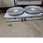 Stainless Steel 110X55 cm Countertop Double Tantuni Stove