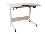 Portable Adjustable Height and Tilt Rolling Laptop Study Desk - Image 2