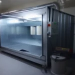 Manual Powder Coating Cabin 1500X6000x2250 Mm