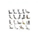 Hodbehod Industrial Flat Sewing Machine Complete Sewing Foot Set, 19 Pieces