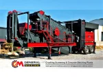 GNR YM1240 (80-210 T/S) Mobile Washing Screening Plant