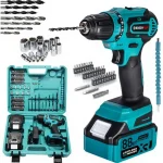 88Vf Akülü Kömürsüz 82 Parça Vidalama Matkap Seti