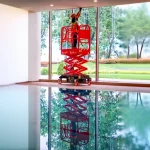 5.5 Meter 240 Kg Light Type Scissor Lift Personnel Lifting Platform