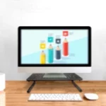 Hodbehod Metal Leg Stand For Table Top Display Monitor Tv Laptop Printer