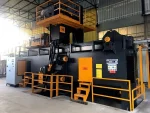 101 kW 6 Turbine Suspended Continuous Sandblasting Machine - Image 2