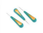 3 Pieces Fabric Leather Punching Sewing Shoes Repair Stitching Removal Awl Crochet - Image 8