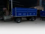 Two Axle Trailer with Rotating Platform 10 Tons