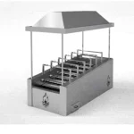 60-Skewer (12 Skewers) Charcoal Horizontal Chicken Rotisserie Machine