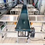 Table Integrated Conveyor Belt System