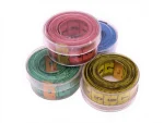 12 Pieces 1.5 Meter Colorful Classic Measuring Tape Transparent Box Standard Measuring Tape - Image 4