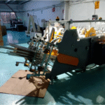 60-80 Boxes / Minute Hamburger Box Folding Gluing Machine