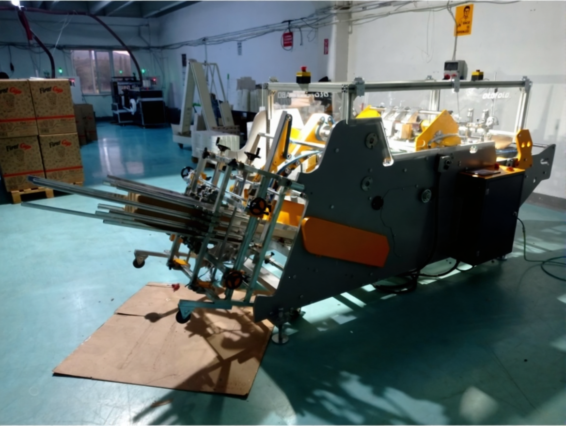 mr3jzaxd91rme0ctn3qthg7m2m 60-80 Boxes / Minute Hamburger Box Folding Gluing Machine - Image 1