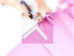 L-Square Triangle Thin Plastic Ruler Set