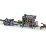 18-24 Boxes / Minute Three-Headed Robot Box Filling Line