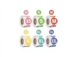 4000 Pieces of 8-Roll Colorful Adhesive Size Labels - Image 2