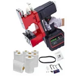 4500 mAh Rechargeable Battery Operated Bag Mouth Hemming Machine