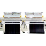 Single Color Double Roll Quilting and Embroidery Machine