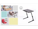 Foldable Bedside Edge Multi-Purpose Table with Variable Incline and Height Adjustable Children's Chair