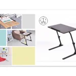 Foldable Bedside Edge Multi-Purpose Table with Variable Incline and Height Adjustable Children's Chair