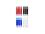 Red-Black-White-Blue 40-Piece Heat Erasable Refill Pen Ink