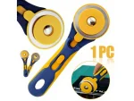 RS 60Mm (6 Cm Blade Length) Round Blade Fabric Leather Vinyl Pvc Paper Rotary Cutter