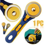 RS 60Mm (6 Cm Blade Length) Round Blade Fabric Leather Vinyl Pvc Paper Rotary Cutter