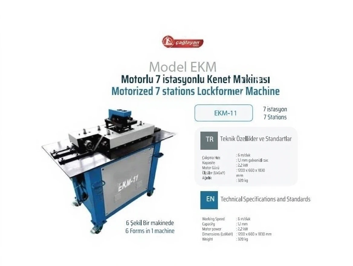 nkedad7d65rmy0cvhjyrf0k2jw EKM 11 Motorlu 7 Station Jointing Machine - Image 1