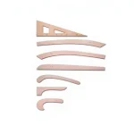 Set Of 7 Plastic Tailoring Cutting Rulers