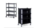 4-Tier Closed Movable Plastic Shelf - Image 2