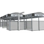 Car Wash Steel Construction System